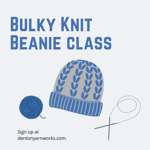 Bulky Knit Beanie Class