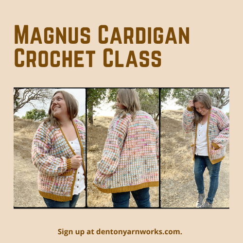 Magnus Cardigan Crochet Class