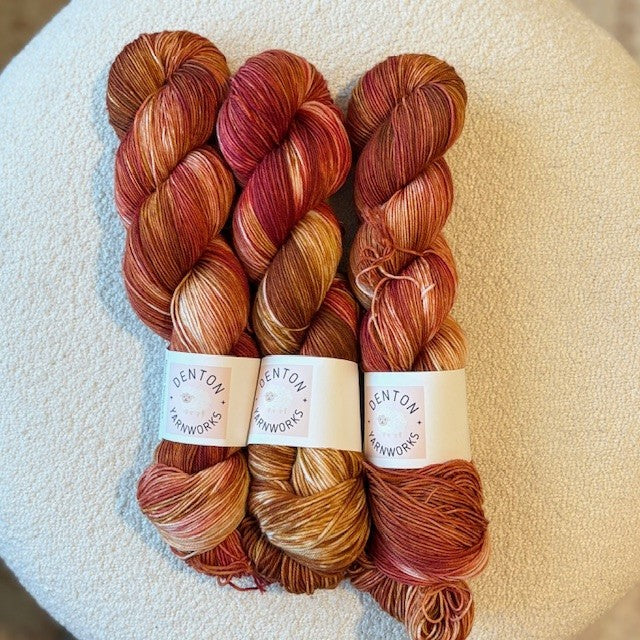 Denton Yarnworks Hand Dyed Yarn