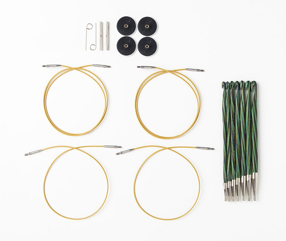 Interchangeable Tunisian Crochet Hook Set