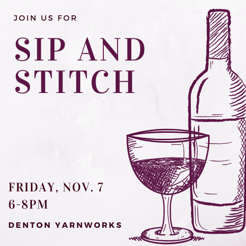 Sip and Stitch Event