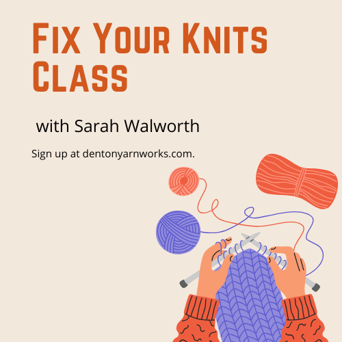 Fix Your Knits Class
