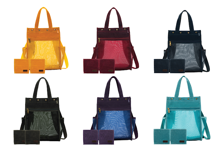 Tall Mesh Tote w/Cubbies Bundle